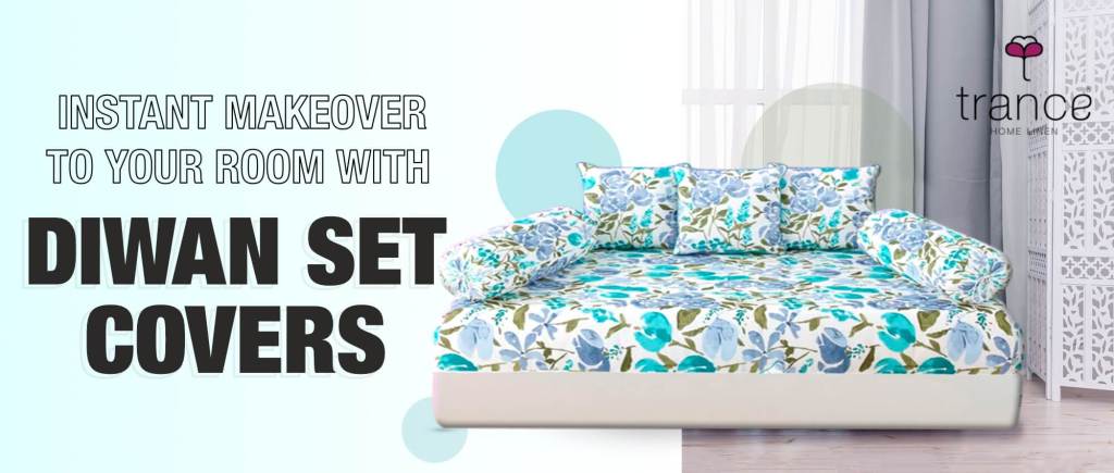 How to do instant makeover to your room using Diwan set covers