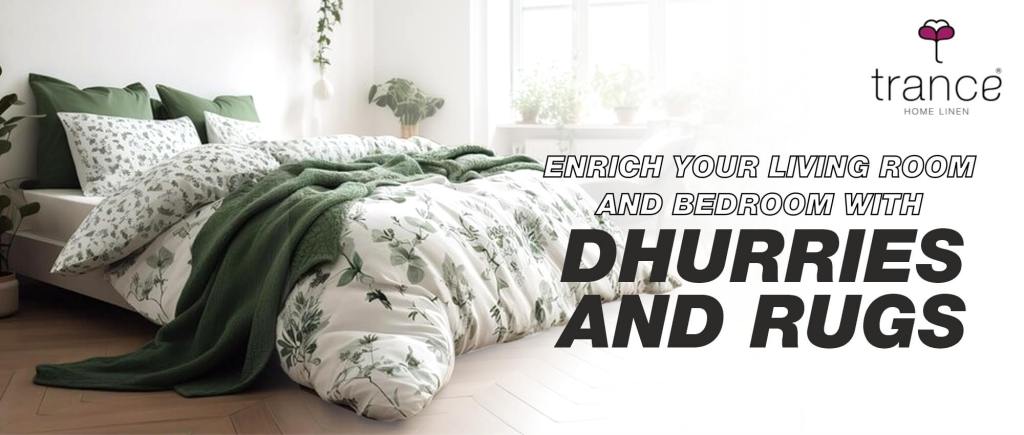 Get the dhurries and rugs to enrich your living room and bedroom